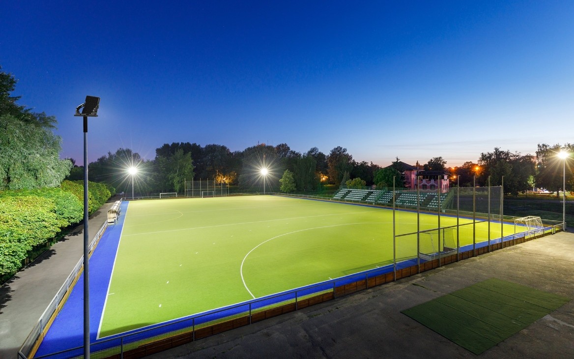 OPPLE Floodlights EcoMax sportveld gras groen blauw